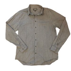 Men's Express Slim Dress Shirt L 16 neck